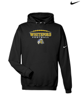 Whiteford HS Football Logo Custom 01 - Nike Club Fleece Hoodie