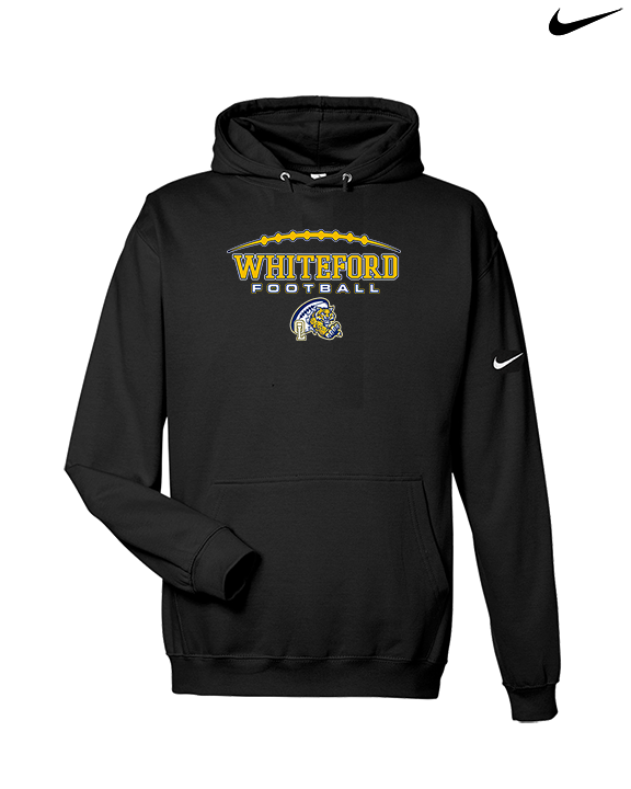 Whiteford HS Football Logo Custom 01 - Nike Club Fleece Hoodie