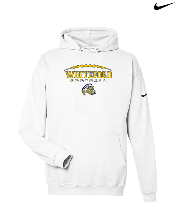 Whiteford HS Football Logo Custom 01 - Nike Club Fleece Hoodie