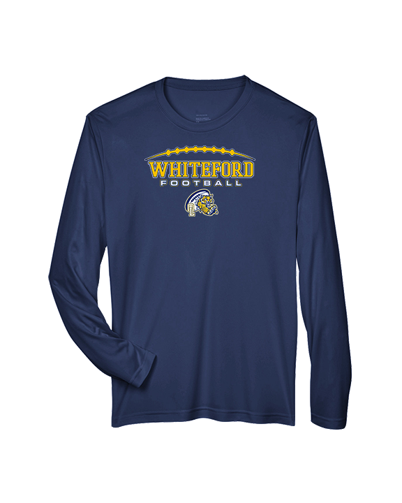 Whiteford HS Football Logo Custom 01 - Performance Longsleeve