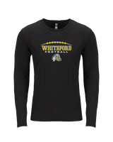 Whiteford HS Football Logo Custom 01 - Tri-Blend Long Sleeve