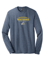 Whiteford HS Football Logo Custom 01 - Tri-Blend Long Sleeve