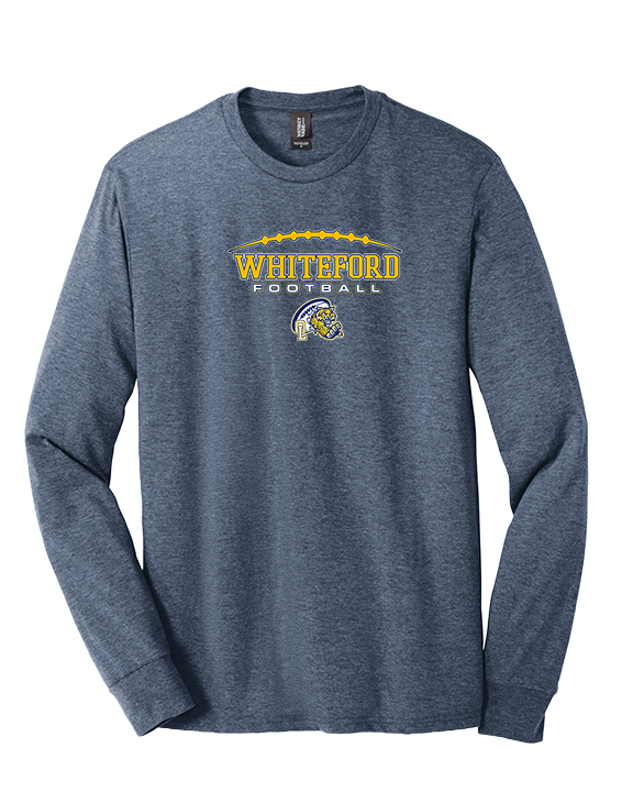 Whiteford HS Football Logo Custom 01 - Tri-Blend Long Sleeve