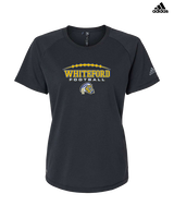 Whiteford HS Football Logo Custom 01 - Womens Adidas Performance Shirt