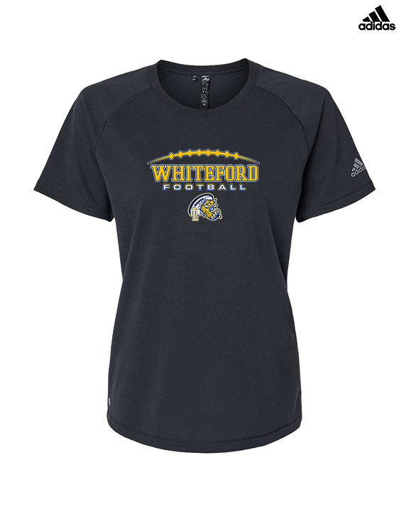Whiteford HS Football Logo Custom 01 - Womens Adidas Performance Shirt