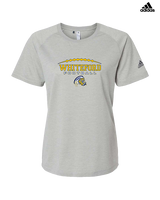 Whiteford HS Football Logo Custom 01 - Womens Adidas Performance Shirt