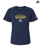Whiteford HS Football Logo Custom 01 - Womens Adidas Performance Shirt