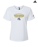 Whiteford HS Football Logo Custom 01 - Womens Adidas Performance Shirt