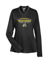 Whiteford HS Football Logo Custom 01 - Womens Performance Longsleeve
