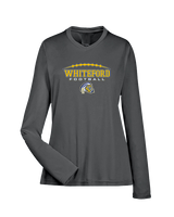Whiteford HS Football Logo Custom 01 - Womens Performance Longsleeve