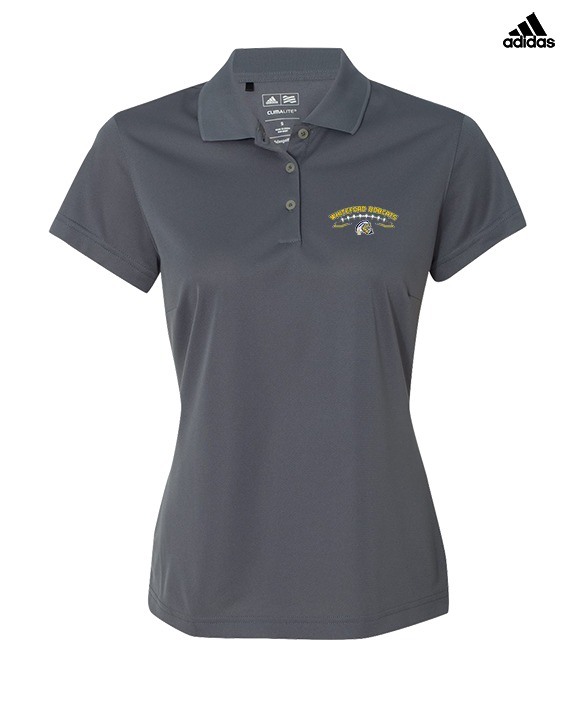 Whiteford HS Football Logo Custom 02 - Adidas Womens Polo
