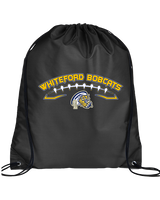 Whiteford HS Football Logo Custom 02 - Drawstring Bag
