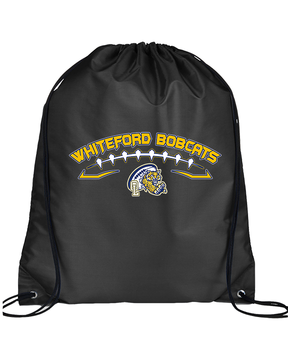 Whiteford HS Football Logo Custom 02 - Drawstring Bag