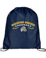 Whiteford HS Football Logo Custom 02 - Drawstring Bag