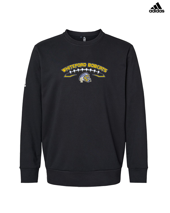 Whiteford HS Football Logo Custom 02 - Mens Adidas Crewneck