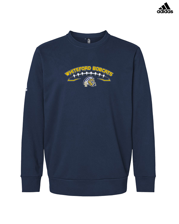 Whiteford HS Football Logo Custom 02 - Mens Adidas Crewneck