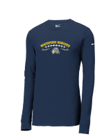 Whiteford HS Football Logo Custom 02 - Mens Nike Longsleeve