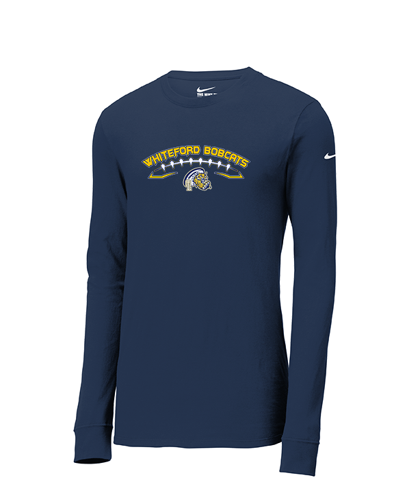 Whiteford HS Football Logo Custom 02 - Mens Nike Longsleeve