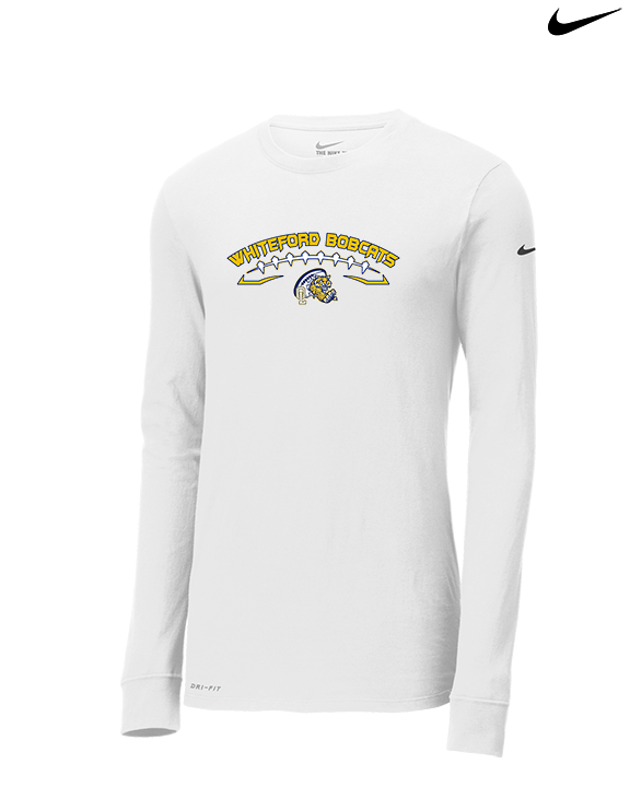 Whiteford HS Football Logo Custom 02 - Mens Nike Longsleeve