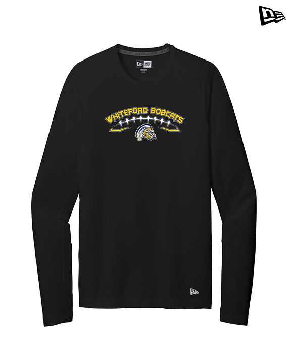 Whiteford HS Football Logo Custom 02 - New Era Performance Long Sleeve