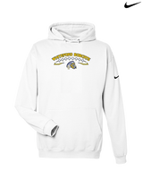 Whiteford HS Football Logo Custom 02 - Nike Club Fleece Hoodie