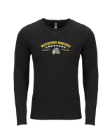 Whiteford HS Football Logo Custom 02 - Tri-Blend Long Sleeve
