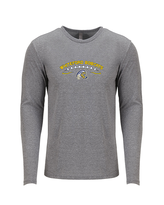 Whiteford HS Football Logo Custom 02 - Tri-Blend Long Sleeve