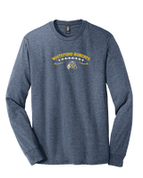 Whiteford HS Football Logo Custom 02 - Tri-Blend Long Sleeve
