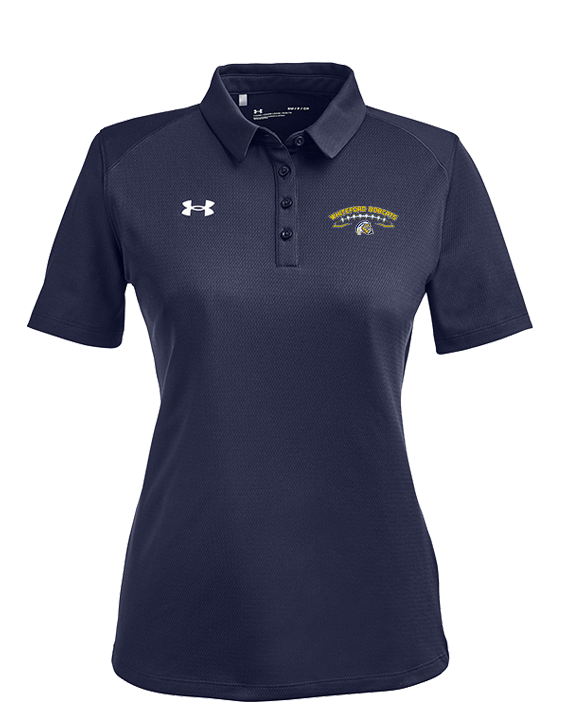 Whiteford HS Football Logo Custom 02 - Under Armour Ladies Tech Polo