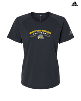 Whiteford HS Football Logo Custom 02 - Womens Adidas Performance Shirt