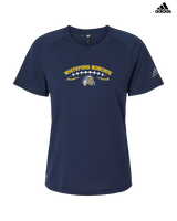 Whiteford HS Football Logo Custom 02 - Womens Adidas Performance Shirt