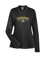 Whiteford HS Football Logo Custom 02 - Womens Performance Longsleeve
