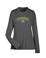 Whiteford HS Football Logo Custom 02 - Womens Performance Longsleeve