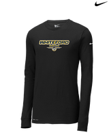 Whiteford HS Football Design - Mens Nike Longsleeve