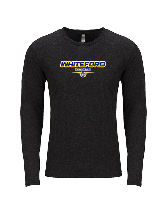 Whiteford HS Football Design - Tri-Blend Long Sleeve