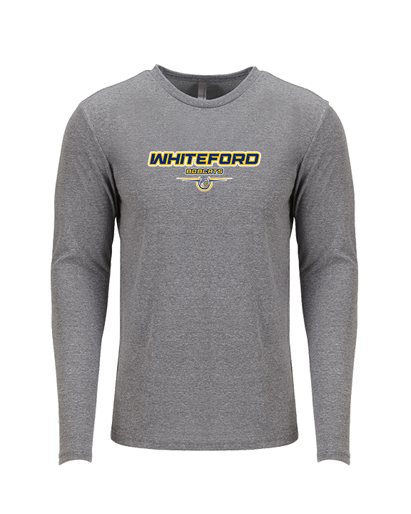 Whiteford HS Football Design - Tri-Blend Long Sleeve