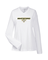 Whiteford HS Football Design - Womens Performance Longsleeve