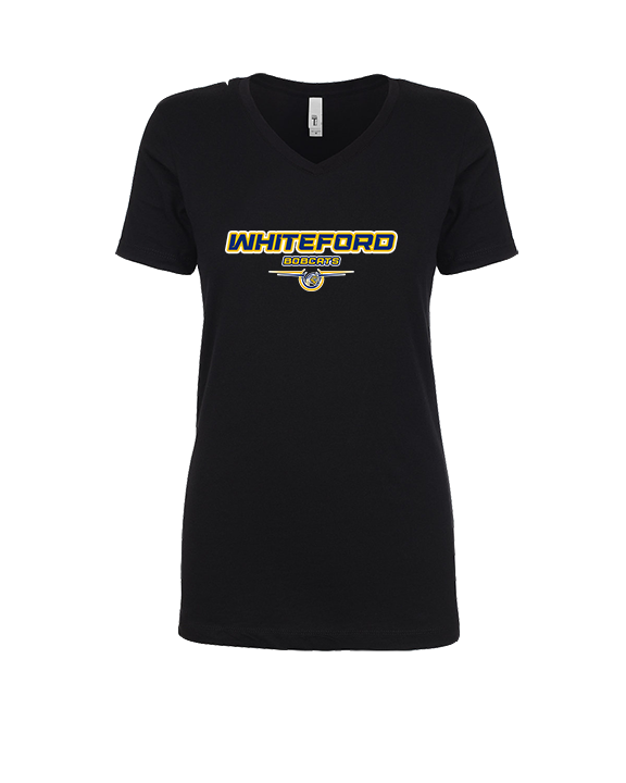 Whiteford HS Football Design - Womens Vneck
