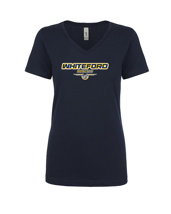 Whiteford HS Football Design - Womens Vneck