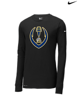 Whiteford HS Football Full Football - Mens Nike Longsleeve