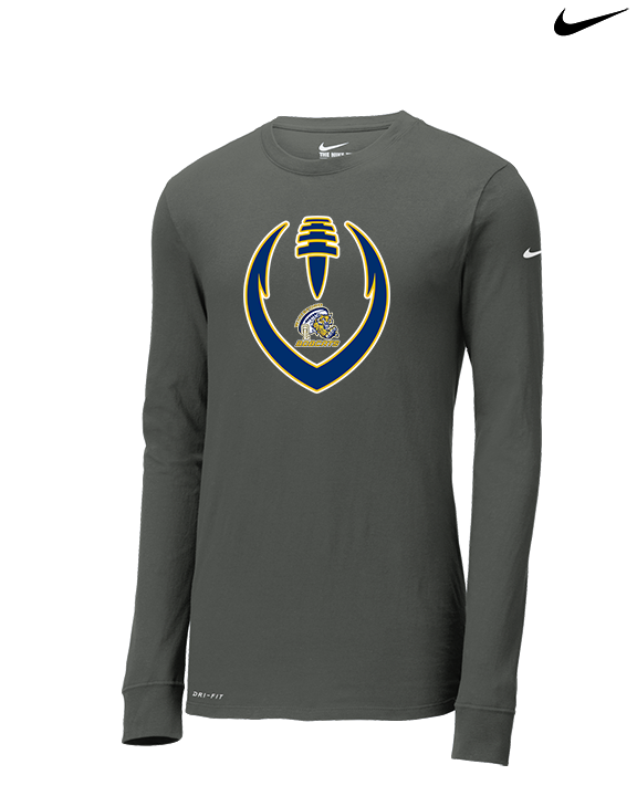 Whiteford HS Football Full Football - Mens Nike Longsleeve