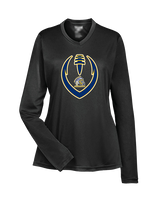 Whiteford HS Football Full Football - Womens Performance Longsleeve