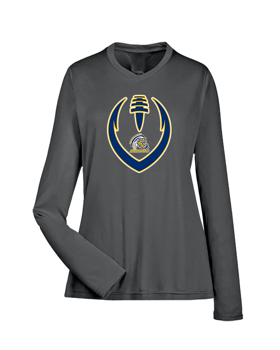 Whiteford HS Football Full Football - Womens Performance Longsleeve