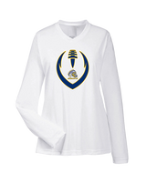 Whiteford HS Football Full Football - Womens Performance Longsleeve