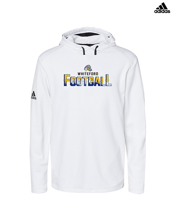 Whiteford HS Football Splatter - Mens Adidas Hoodie