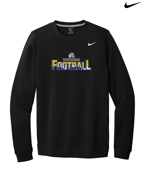 Whiteford HS Football Splatter - Mens Nike Crewneck