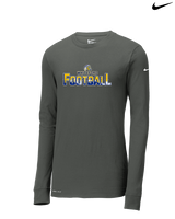 Whiteford HS Football Splatter - Mens Nike Longsleeve
