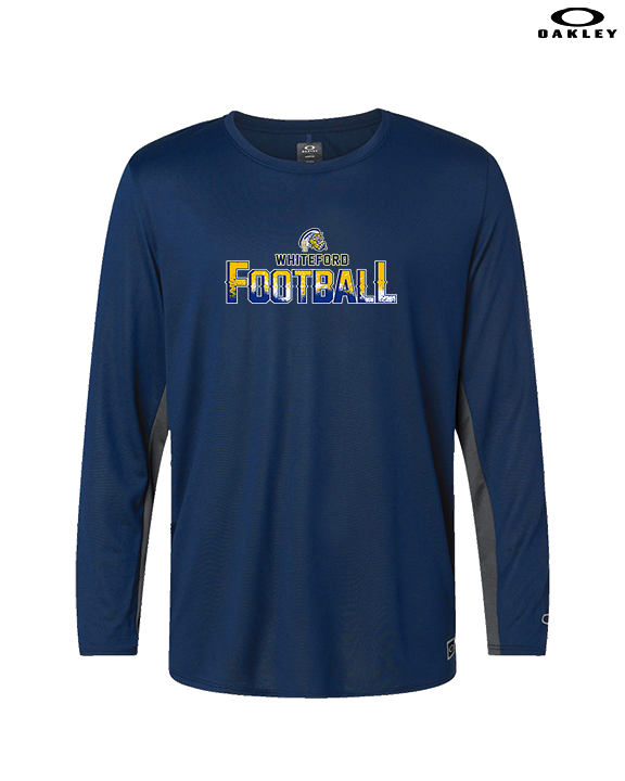 Whiteford HS Football Splatter - Mens Oakley Longsleeve