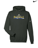 Whiteford HS Football Splatter - Nike Club Fleece Hoodie
