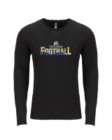 Whiteford HS Football Splatter - Tri-Blend Long Sleeve